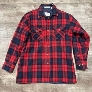 Northwest Territory Red Plaid Flannel Size Large